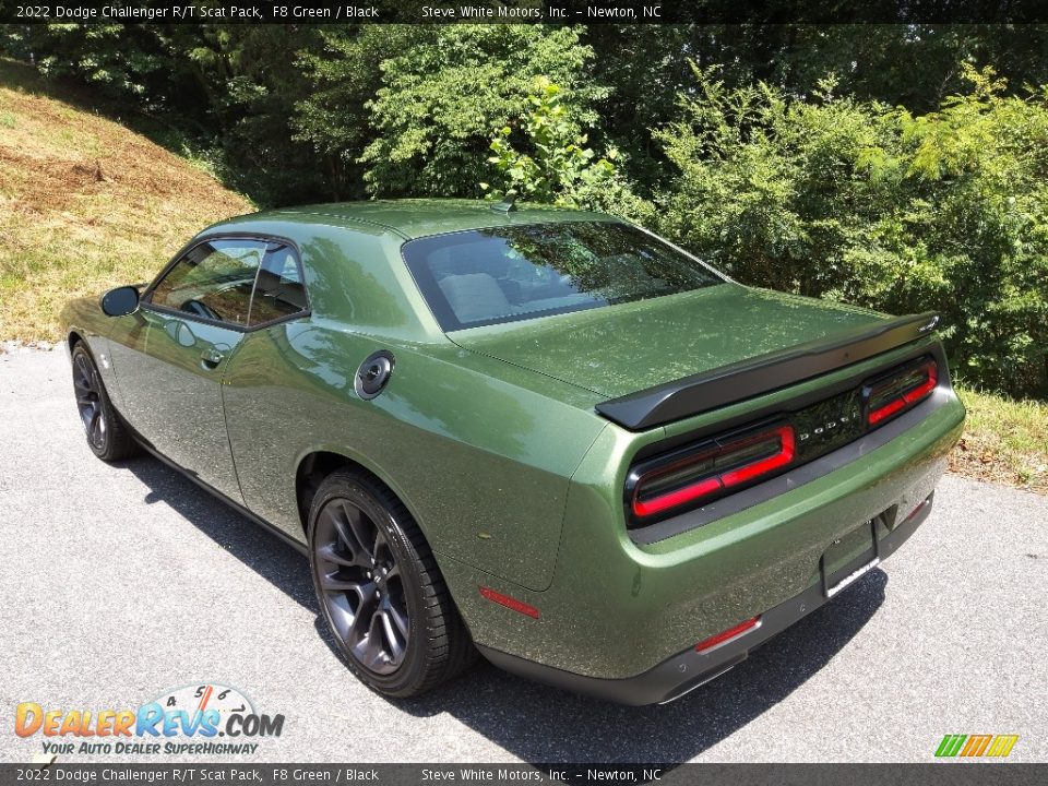 2022 Dodge Challenger R/T Scat Pack F8 Green / Black Photo #8