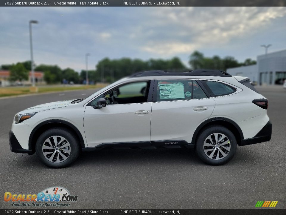 2022 Subaru Outback 2.5i Crystal White Pearl / Slate Black Photo #3