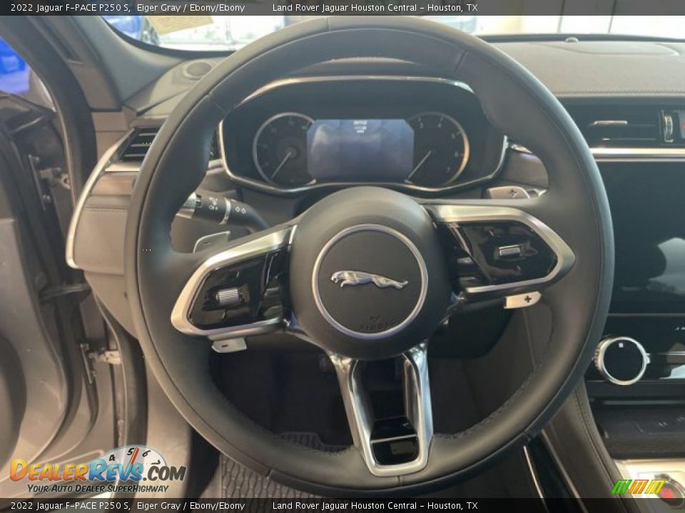 2022 Jaguar F-PACE P250 S Steering Wheel Photo #17