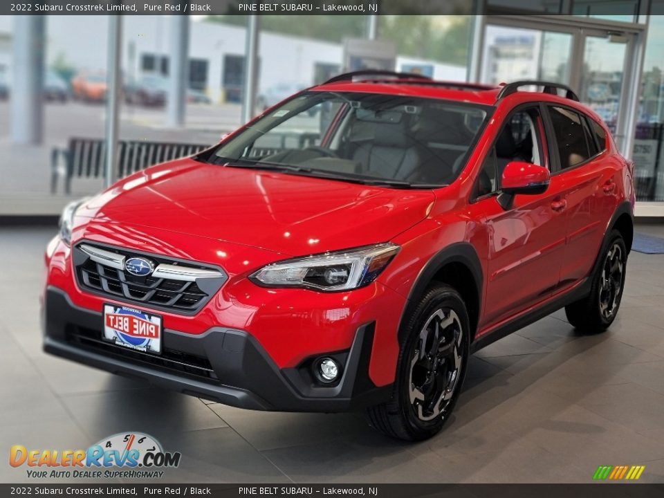 2022 Subaru Crosstrek Limited Pure Red / Black Photo #1