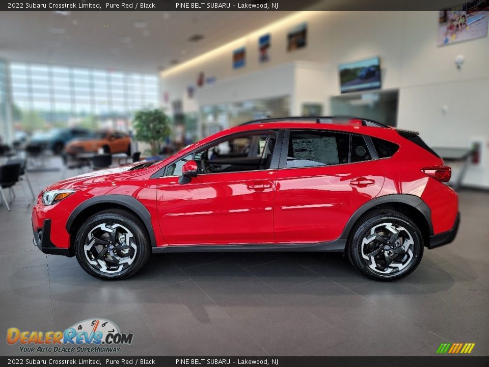 2022 Subaru Crosstrek Limited Pure Red / Black Photo #3