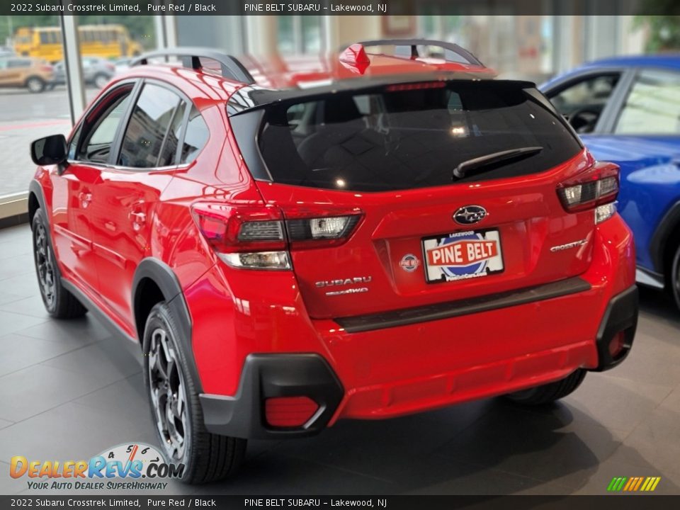 2022 Subaru Crosstrek Limited Pure Red / Black Photo #4