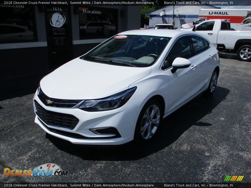 2018 Chevrolet Cruze Premier Hatchback Summit White / Dark Atmosphere/Medium Atmosphere Photo #2