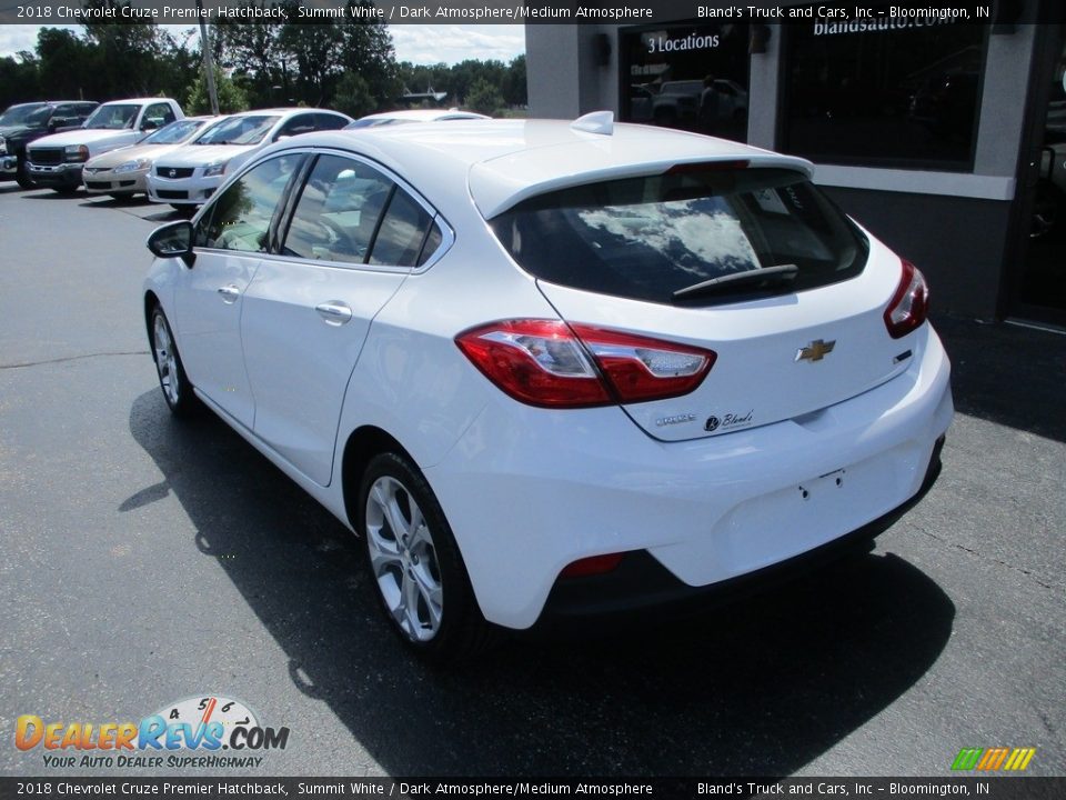 2018 Chevrolet Cruze Premier Hatchback Summit White / Dark Atmosphere/Medium Atmosphere Photo #3