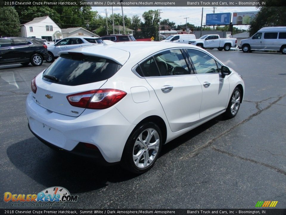 2018 Chevrolet Cruze Premier Hatchback Summit White / Dark Atmosphere/Medium Atmosphere Photo #4