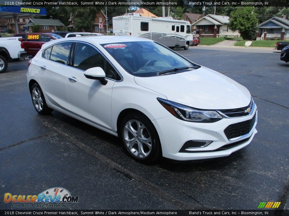 2018 Chevrolet Cruze Premier Hatchback Summit White / Dark Atmosphere/Medium Atmosphere Photo #5