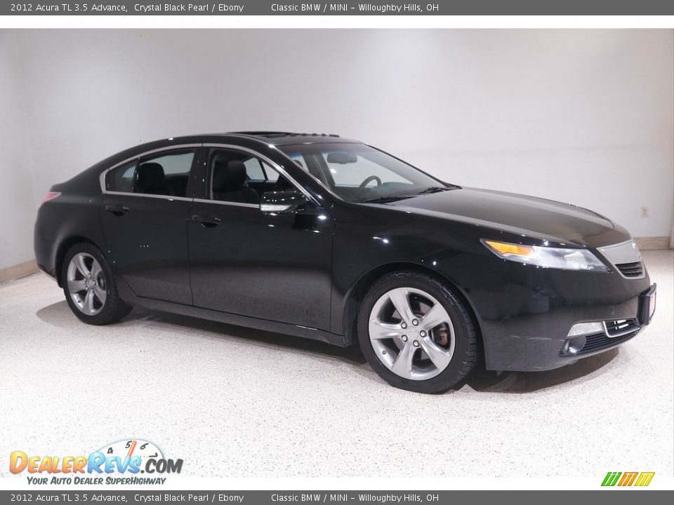 2012 Acura TL 3.5 Advance Crystal Black Pearl / Ebony Photo #1