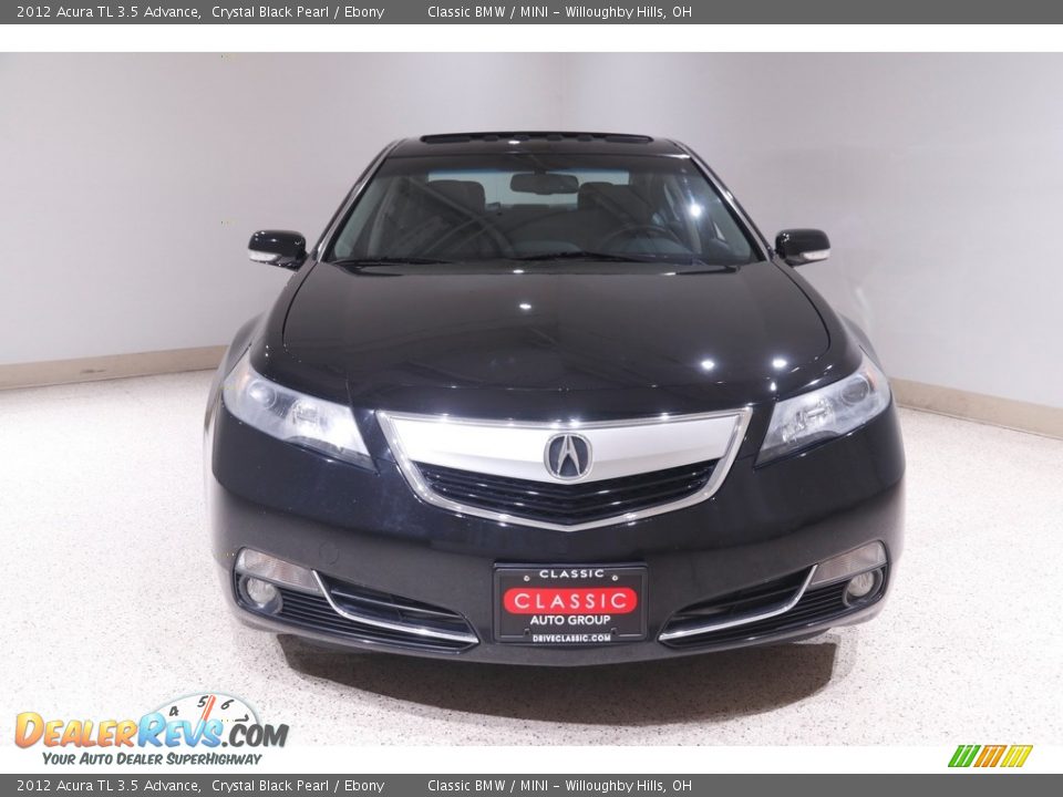 2012 Acura TL 3.5 Advance Crystal Black Pearl / Ebony Photo #2