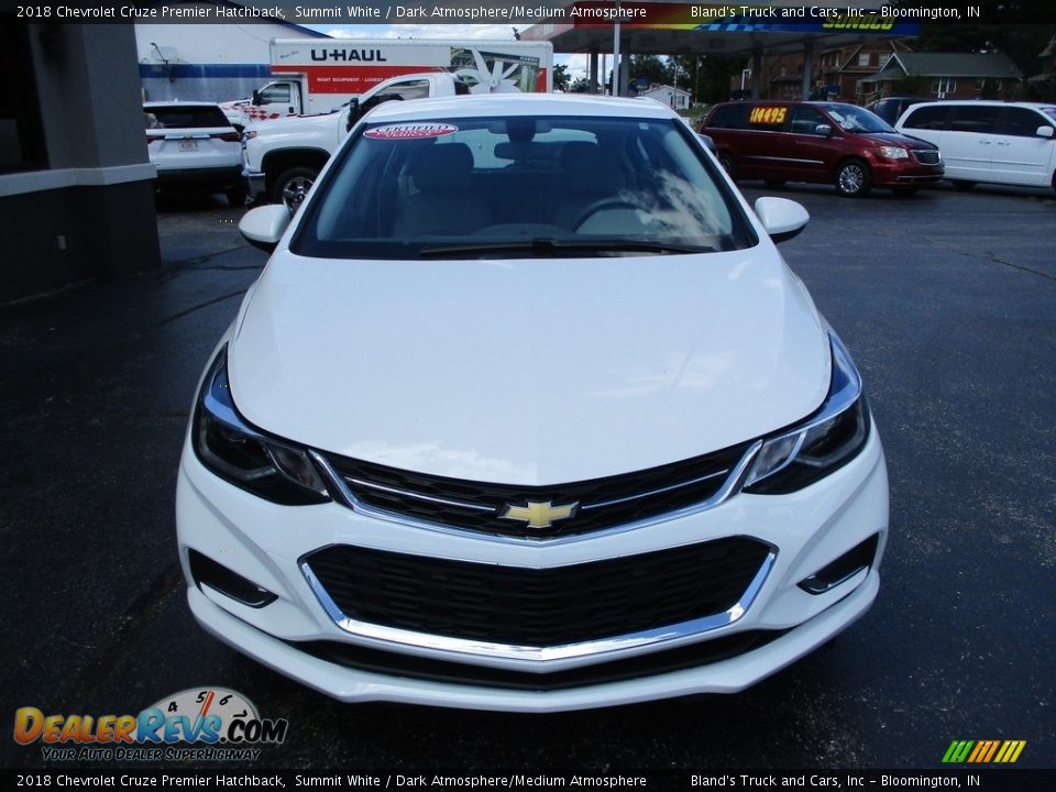 2018 Chevrolet Cruze Premier Hatchback Summit White / Dark Atmosphere/Medium Atmosphere Photo #26