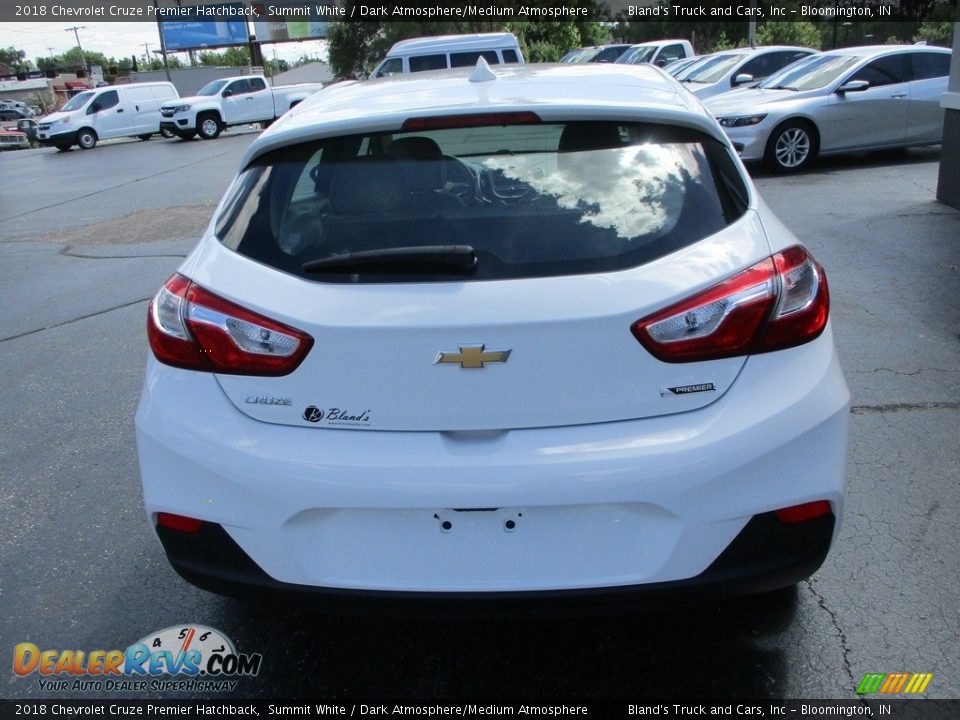 2018 Chevrolet Cruze Premier Hatchback Summit White / Dark Atmosphere/Medium Atmosphere Photo #28