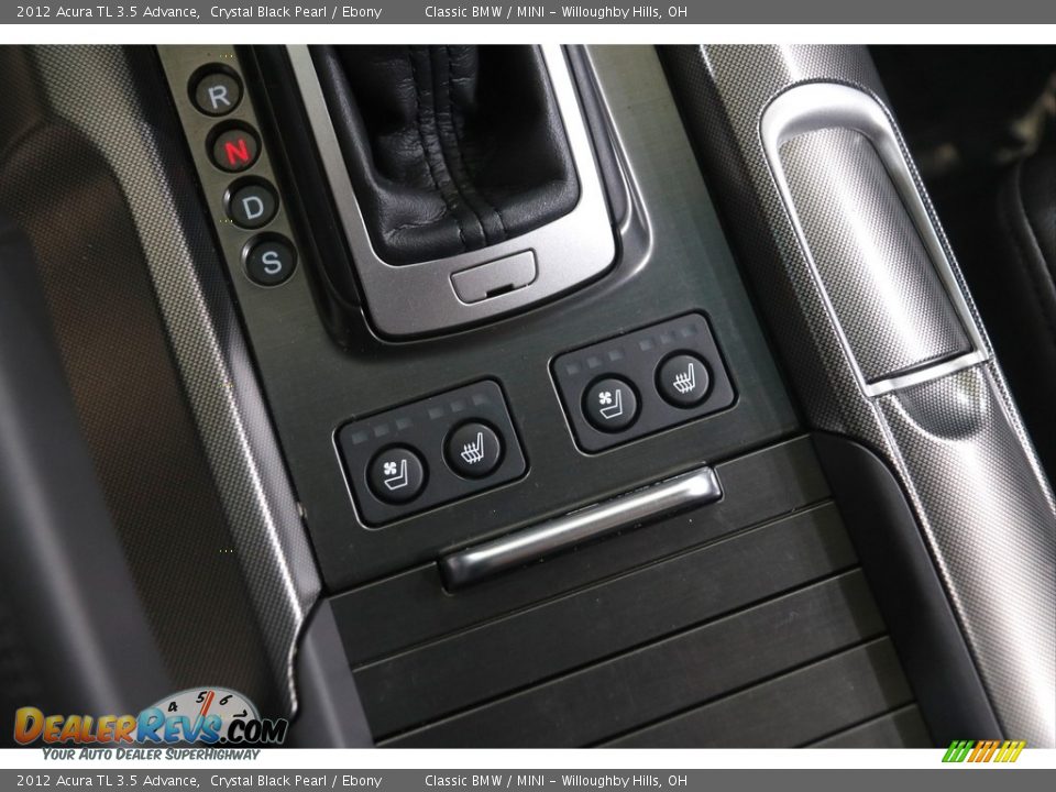 2012 Acura TL 3.5 Advance Crystal Black Pearl / Ebony Photo #18
