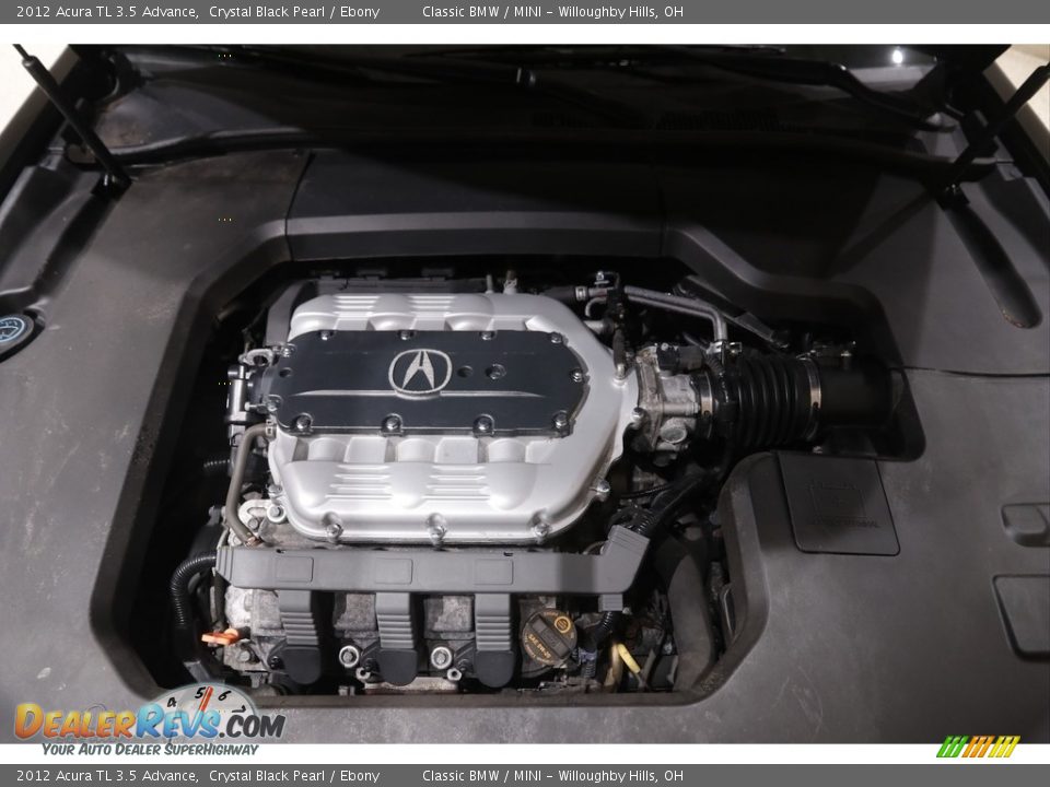 2012 Acura TL 3.5 Advance Crystal Black Pearl / Ebony Photo #23