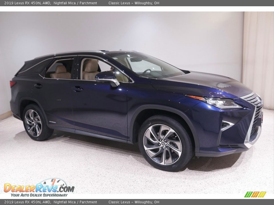 Nightfall Mica 2019 Lexus RX 450hL AWD Photo #1