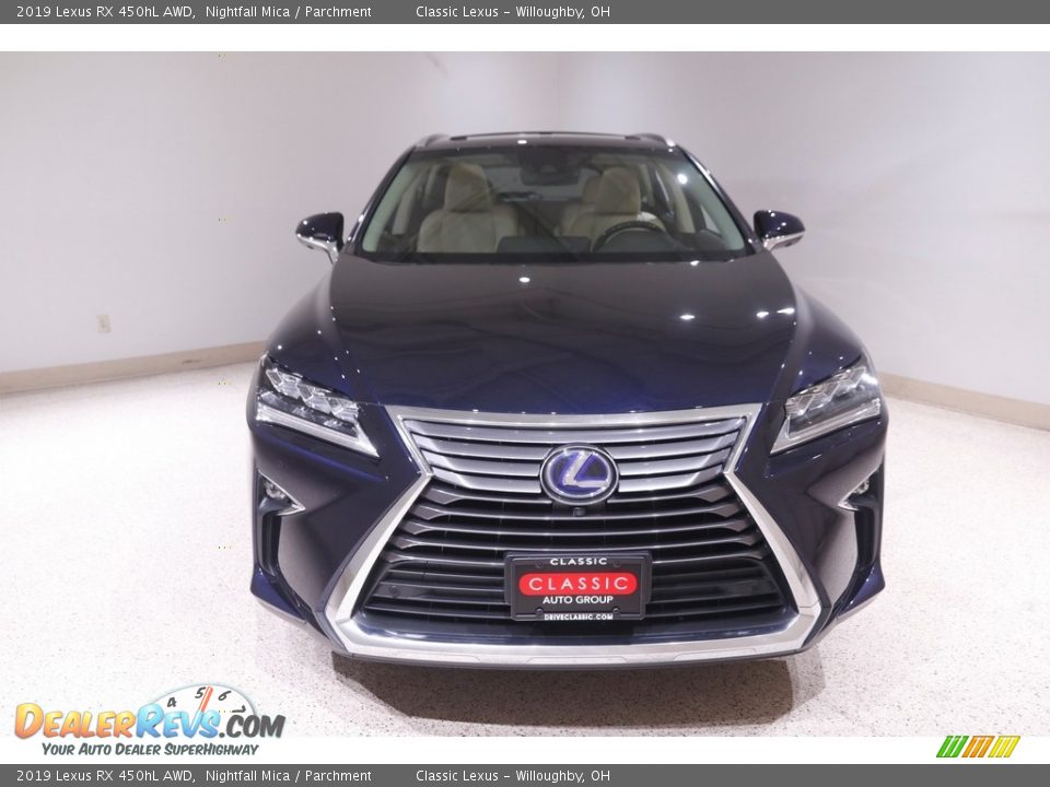 2019 Lexus RX 450hL AWD Nightfall Mica / Parchment Photo #2