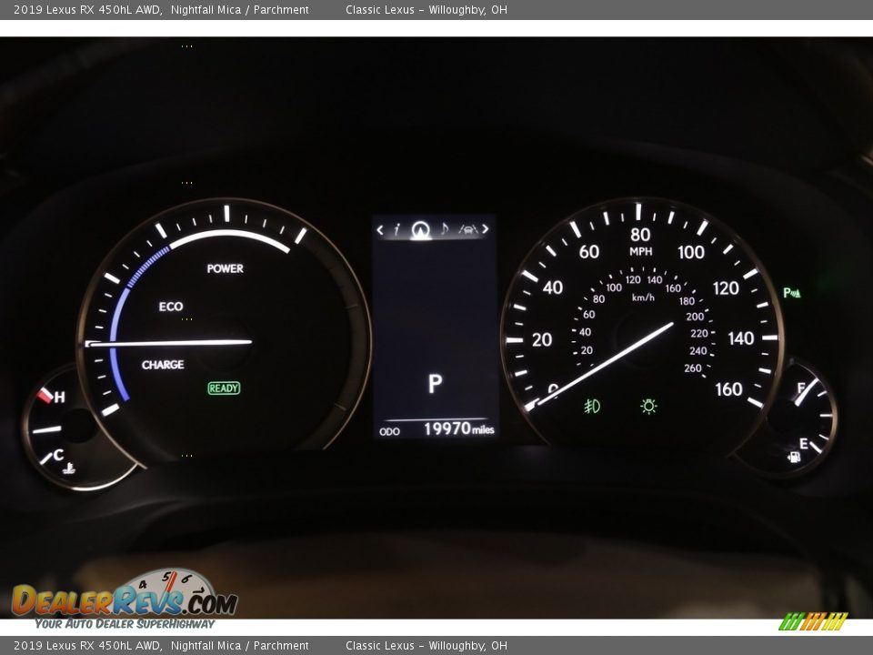 2019 Lexus RX 450hL AWD Gauges Photo #8