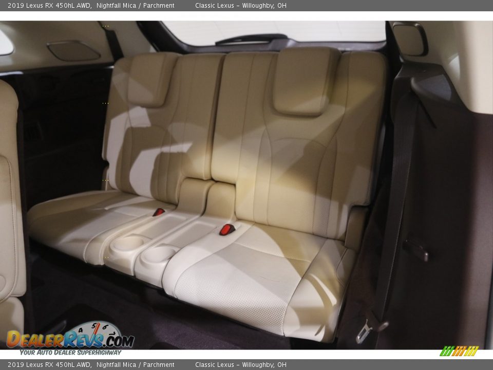 Rear Seat of 2019 Lexus RX 450hL AWD Photo #22