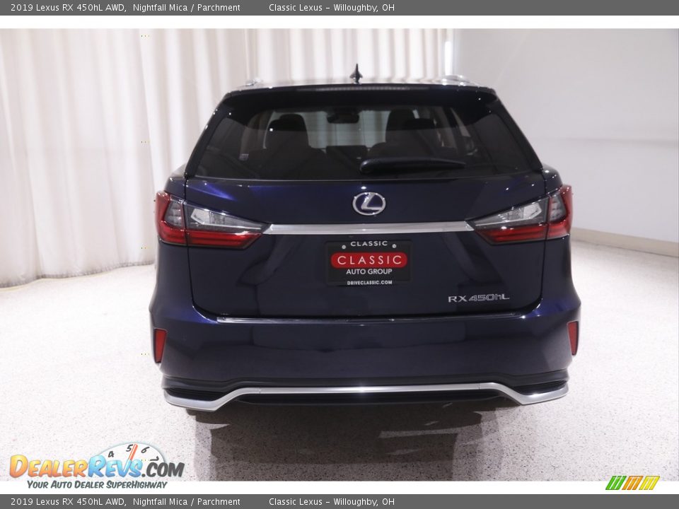 2019 Lexus RX 450hL AWD Nightfall Mica / Parchment Photo #23