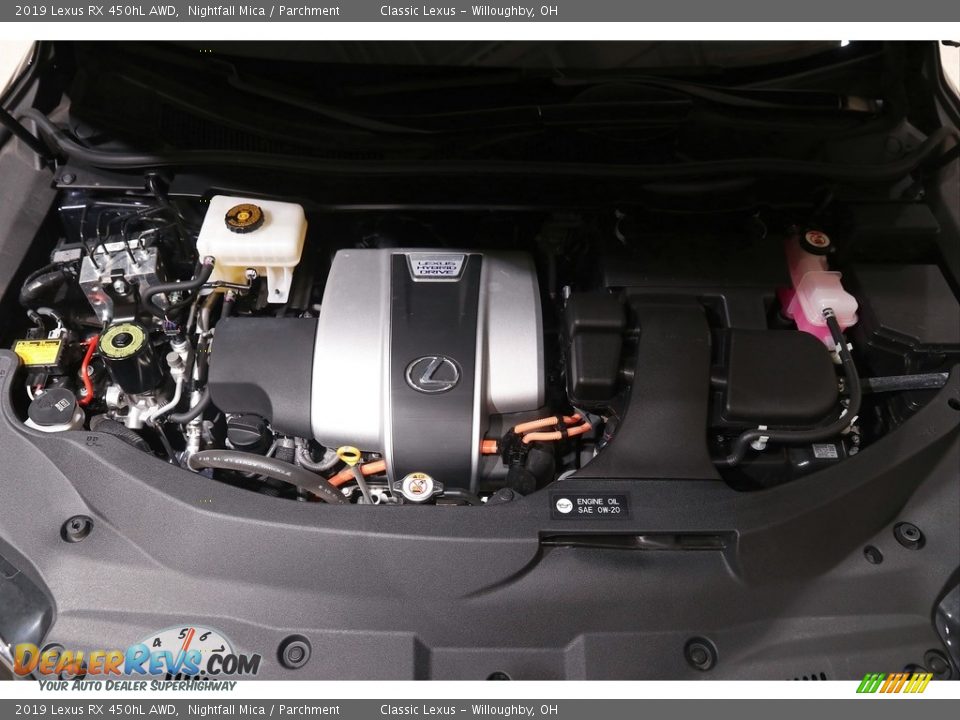 2019 Lexus RX 450hL AWD 3.5 Liter DOHC 24-Valve VVT-i V6 Gasoline/Electric Hybrid Engine Photo #24
