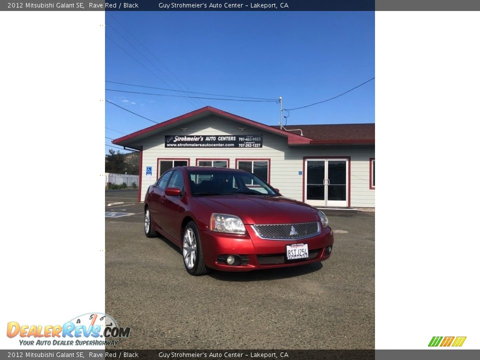 2012 Mitsubishi Galant SE Rave Red / Black Photo #1