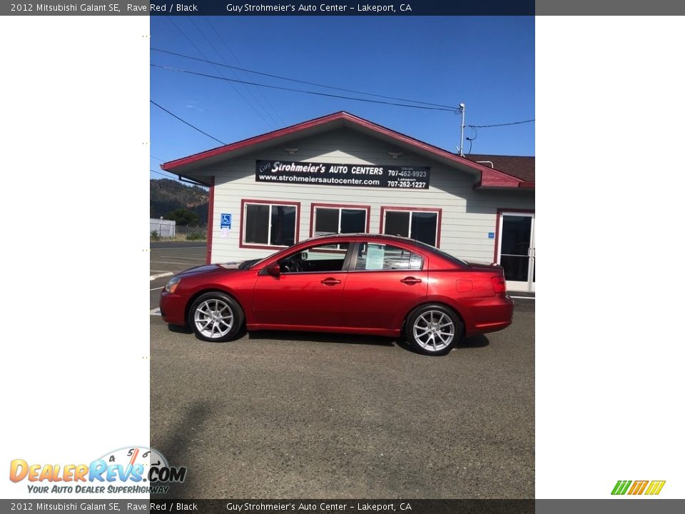 2012 Mitsubishi Galant SE Rave Red / Black Photo #4