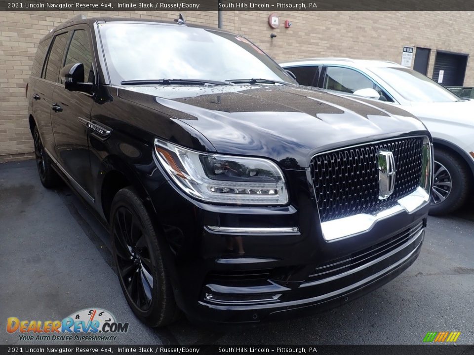 Infinite Black 2021 Lincoln Navigator Reserve 4x4 Photo #4
