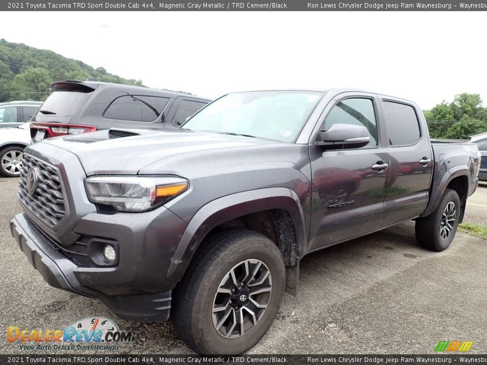 2021 Toyota Tacoma TRD Sport Double Cab 4x4 Magnetic Gray Metallic / TRD Cement/Black Photo #1