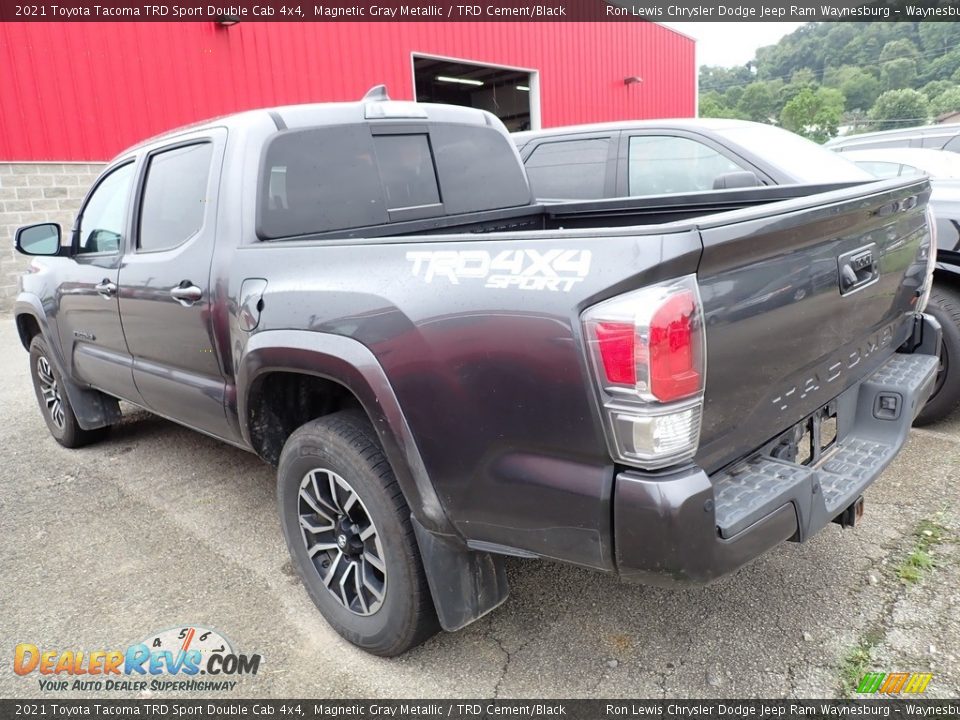 2021 Toyota Tacoma TRD Sport Double Cab 4x4 Magnetic Gray Metallic / TRD Cement/Black Photo #2