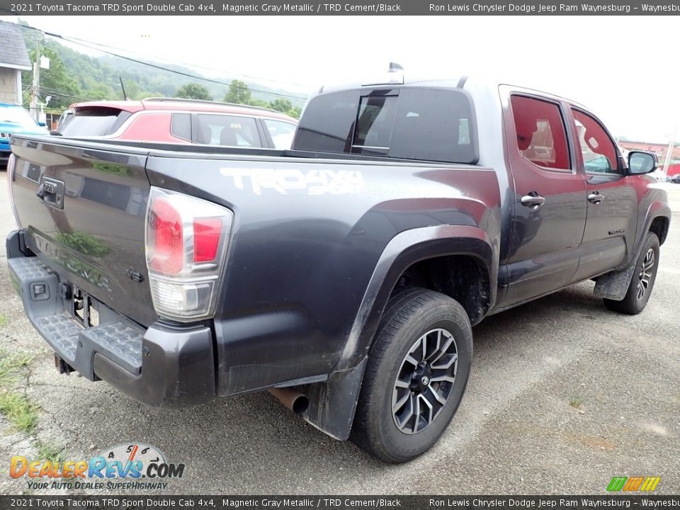 2021 Toyota Tacoma TRD Sport Double Cab 4x4 Magnetic Gray Metallic / TRD Cement/Black Photo #3