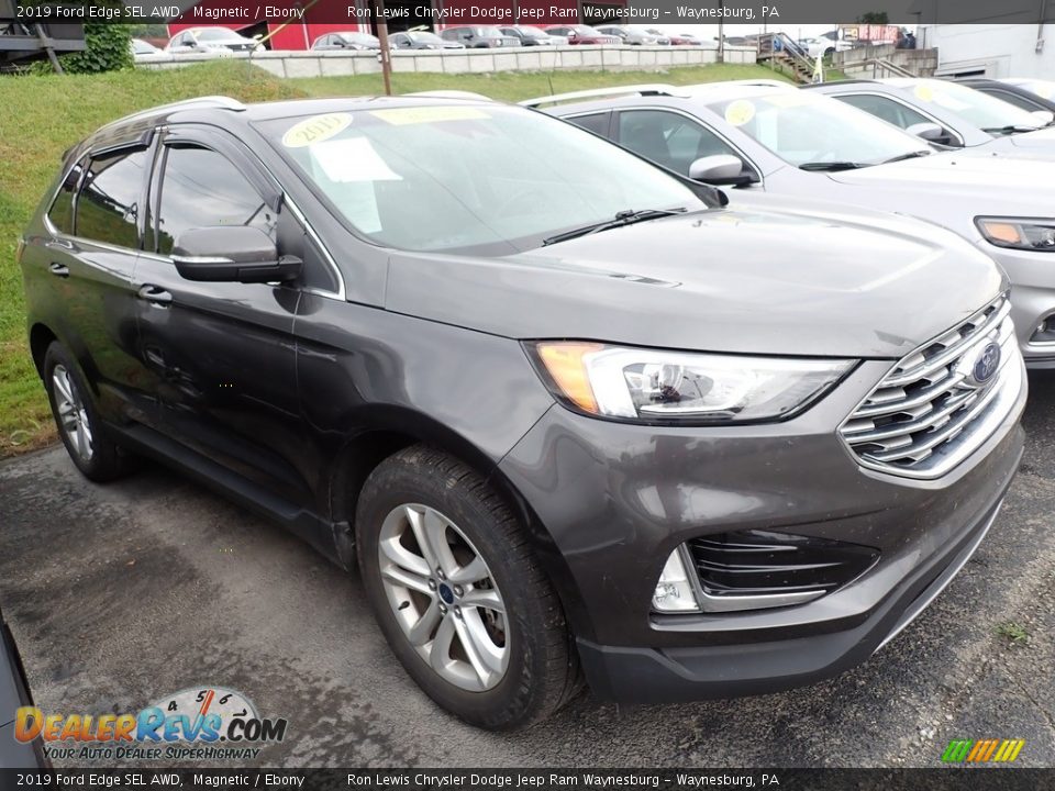 2019 Ford Edge SEL AWD Magnetic / Ebony Photo #4