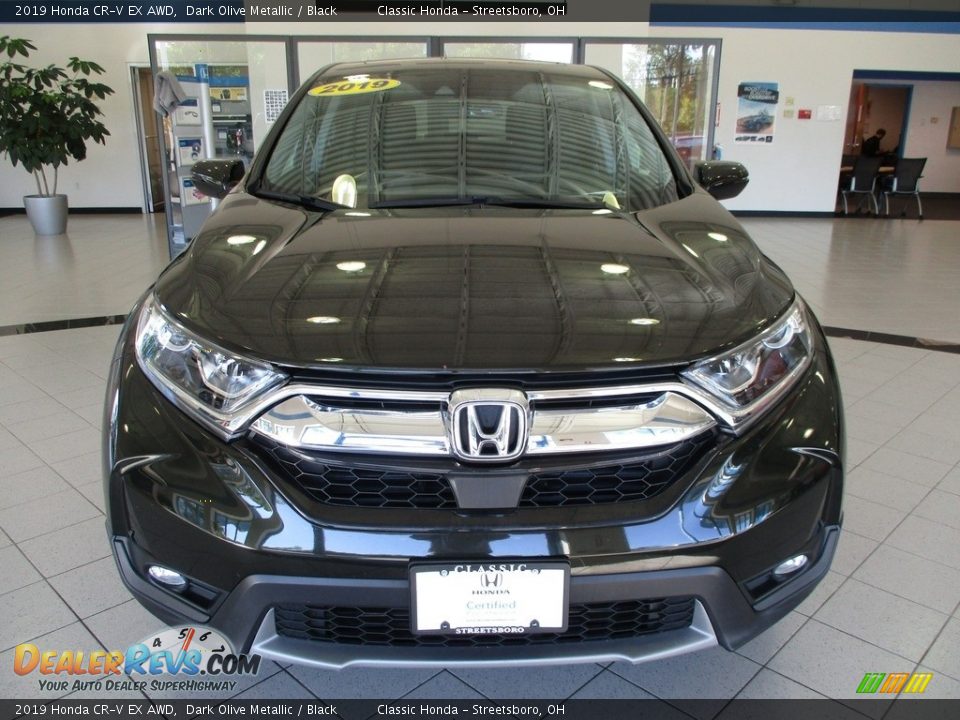 2019 Honda CR-V EX AWD Dark Olive Metallic / Black Photo #2