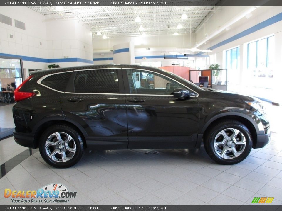 2019 Honda CR-V EX AWD Dark Olive Metallic / Black Photo #4