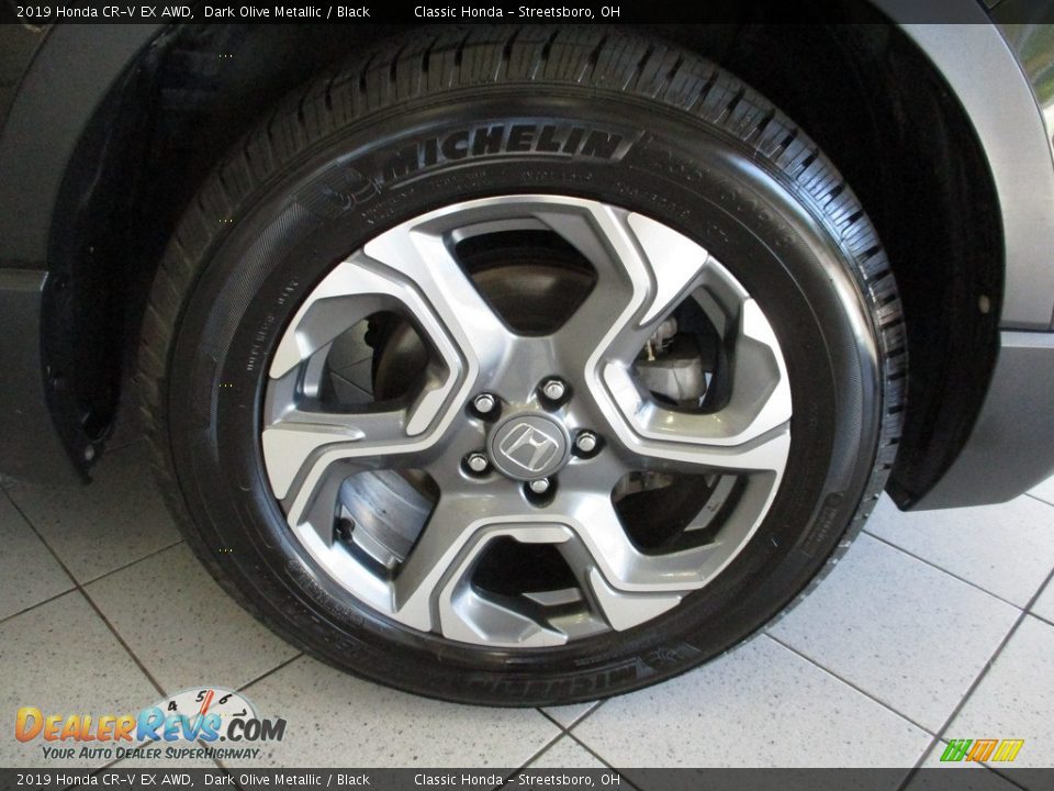 2019 Honda CR-V EX AWD Dark Olive Metallic / Black Photo #5