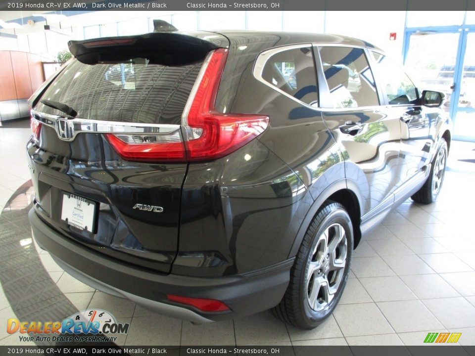 2019 Honda CR-V EX AWD Dark Olive Metallic / Black Photo #7