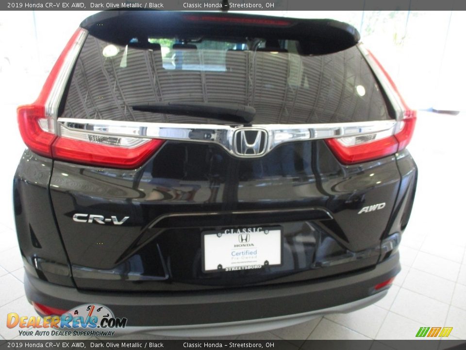 2019 Honda CR-V EX AWD Dark Olive Metallic / Black Photo #8