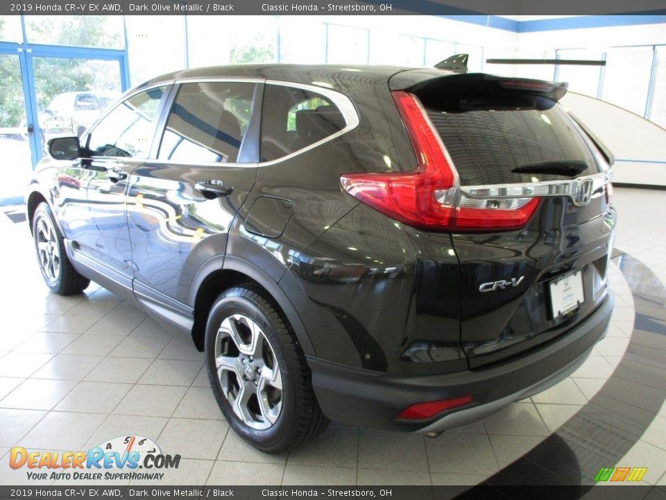 2019 Honda CR-V EX AWD Dark Olive Metallic / Black Photo #9
