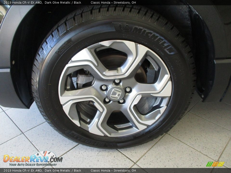 2019 Honda CR-V EX AWD Dark Olive Metallic / Black Photo #12