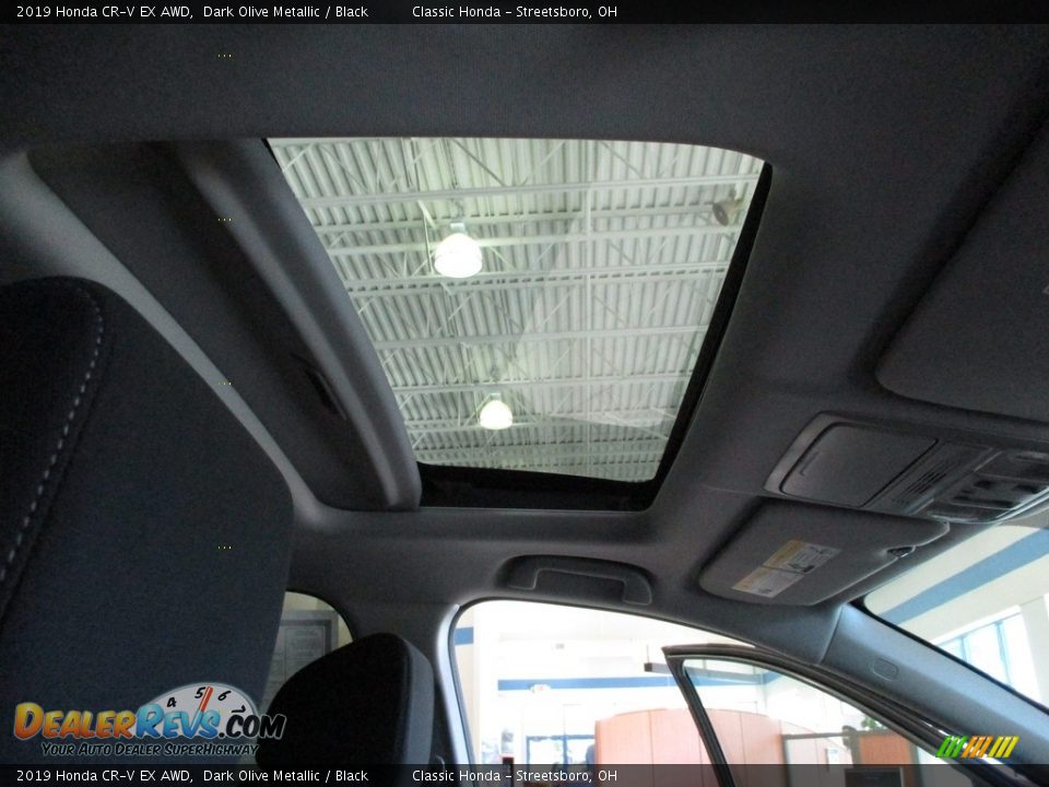 2019 Honda CR-V EX AWD Dark Olive Metallic / Black Photo #17