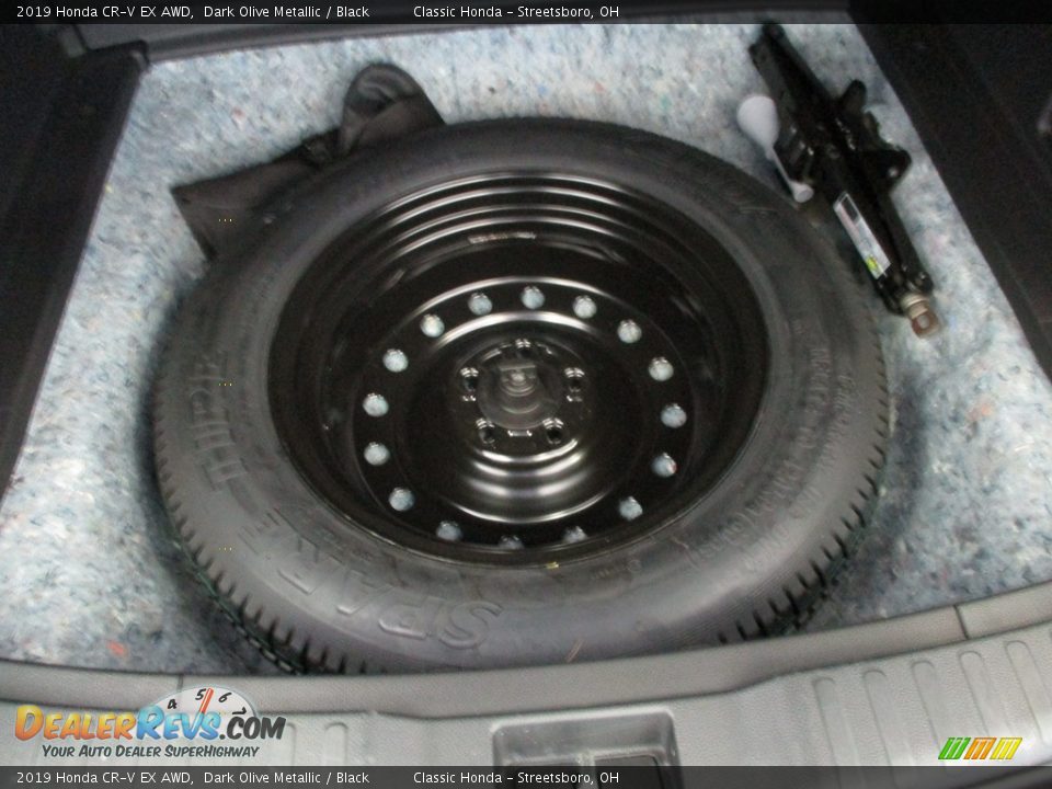 2019 Honda CR-V EX AWD Dark Olive Metallic / Black Photo #22