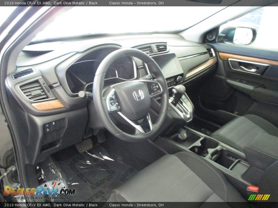 2019 Honda CR-V EX AWD Dark Olive Metallic / Black Photo #27