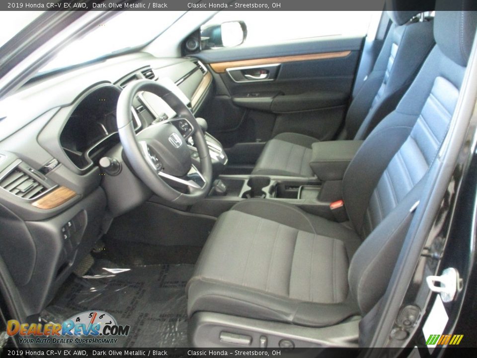2019 Honda CR-V EX AWD Dark Olive Metallic / Black Photo #28