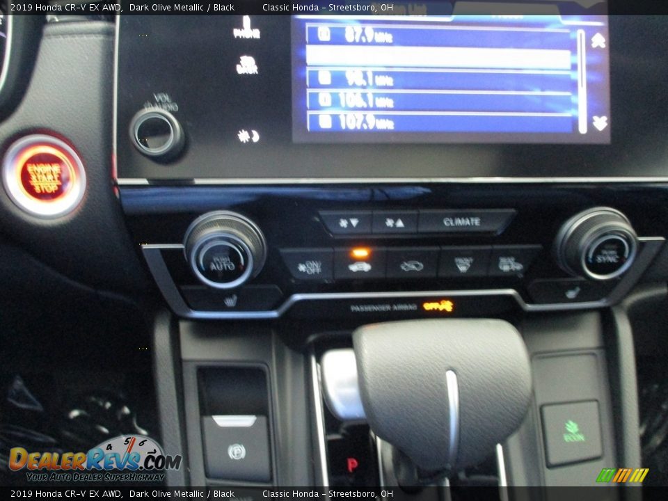 2019 Honda CR-V EX AWD Dark Olive Metallic / Black Photo #35