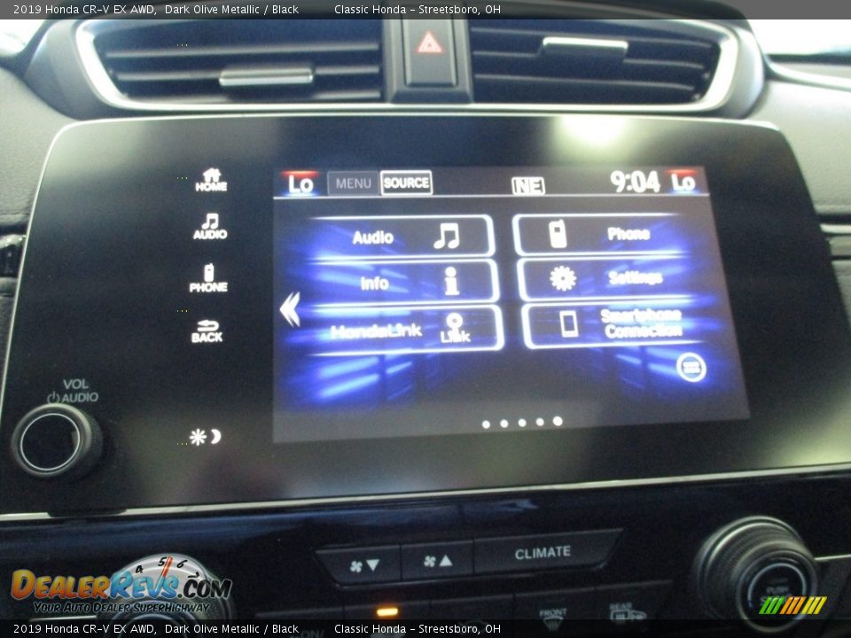 2019 Honda CR-V EX AWD Dark Olive Metallic / Black Photo #36