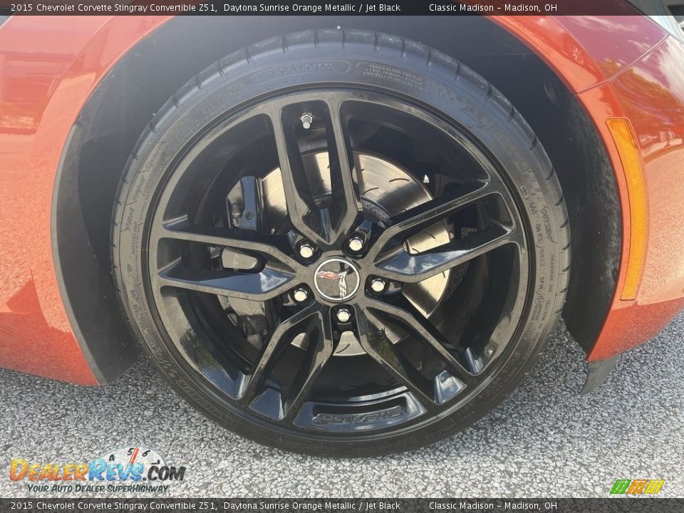 2015 Chevrolet Corvette Stingray Convertible Z51 Daytona Sunrise Orange Metallic / Jet Black Photo #5