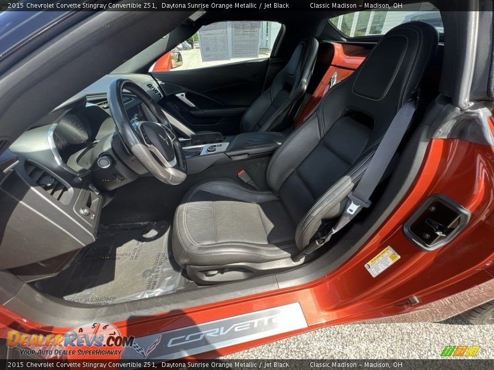 2015 Chevrolet Corvette Stingray Convertible Z51 Daytona Sunrise Orange Metallic / Jet Black Photo #6
