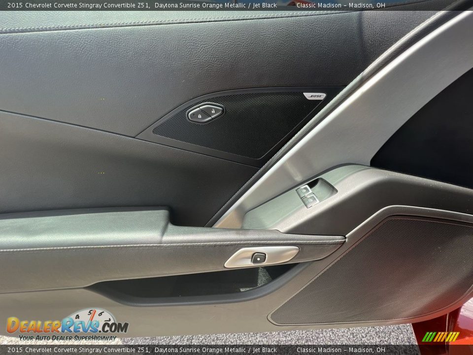 2015 Chevrolet Corvette Stingray Convertible Z51 Daytona Sunrise Orange Metallic / Jet Black Photo #8