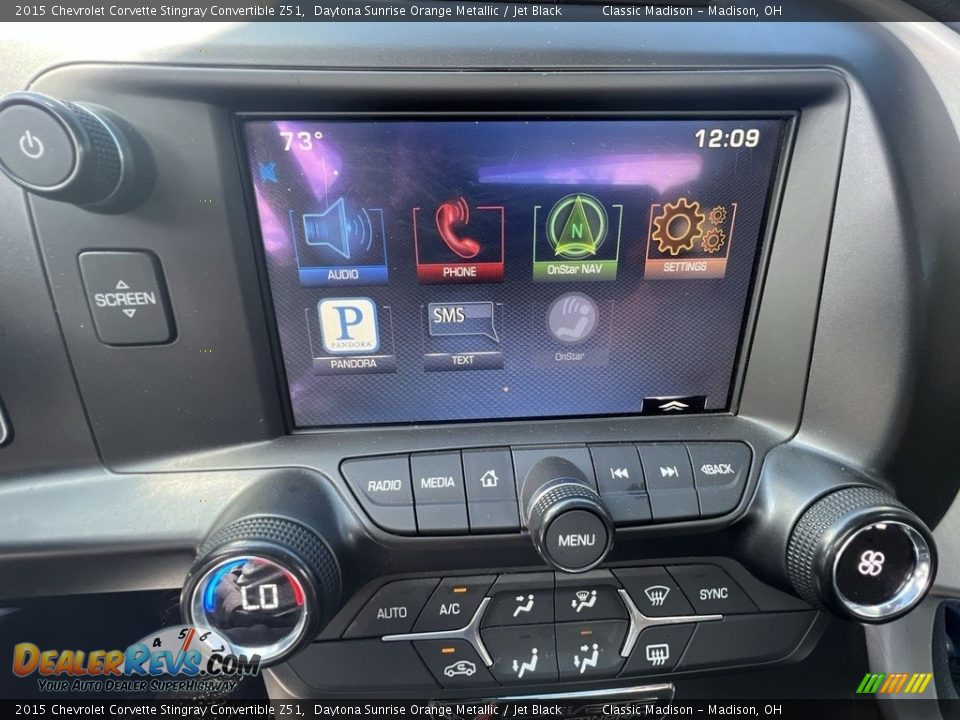 2015 Chevrolet Corvette Stingray Convertible Z51 Daytona Sunrise Orange Metallic / Jet Black Photo #11