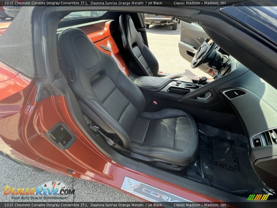 2015 Chevrolet Corvette Stingray Convertible Z51 Daytona Sunrise Orange Metallic / Jet Black Photo #16
