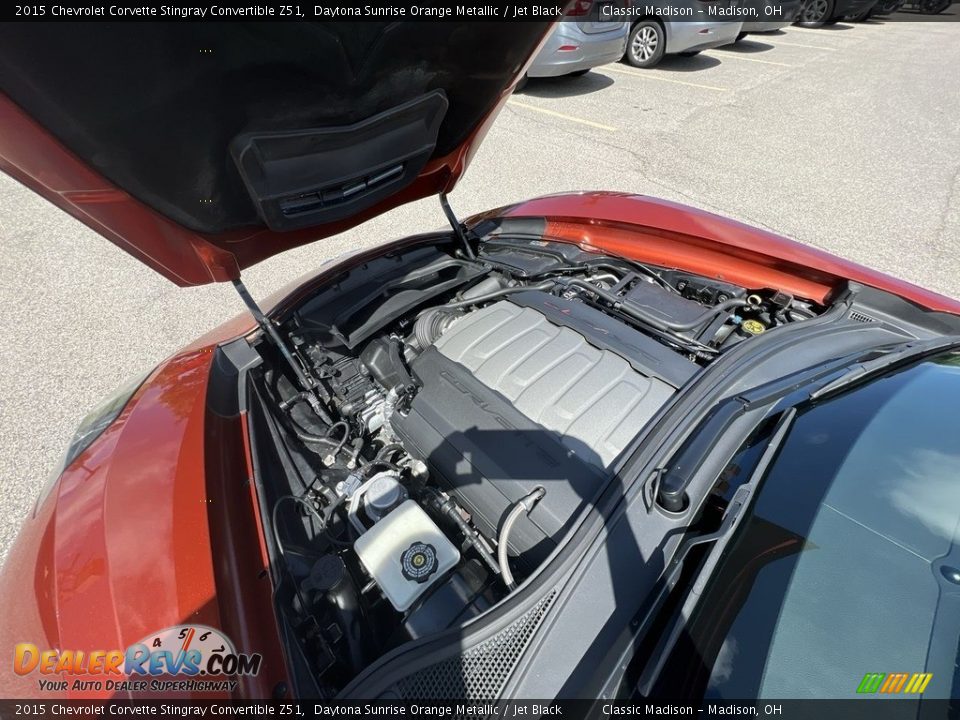 2015 Chevrolet Corvette Stingray Convertible Z51 Daytona Sunrise Orange Metallic / Jet Black Photo #17