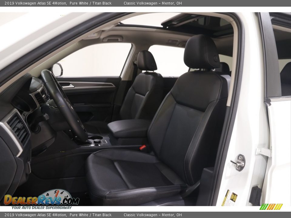 2019 Volkswagen Atlas SE 4Motion Pure White / Titan Black Photo #5
