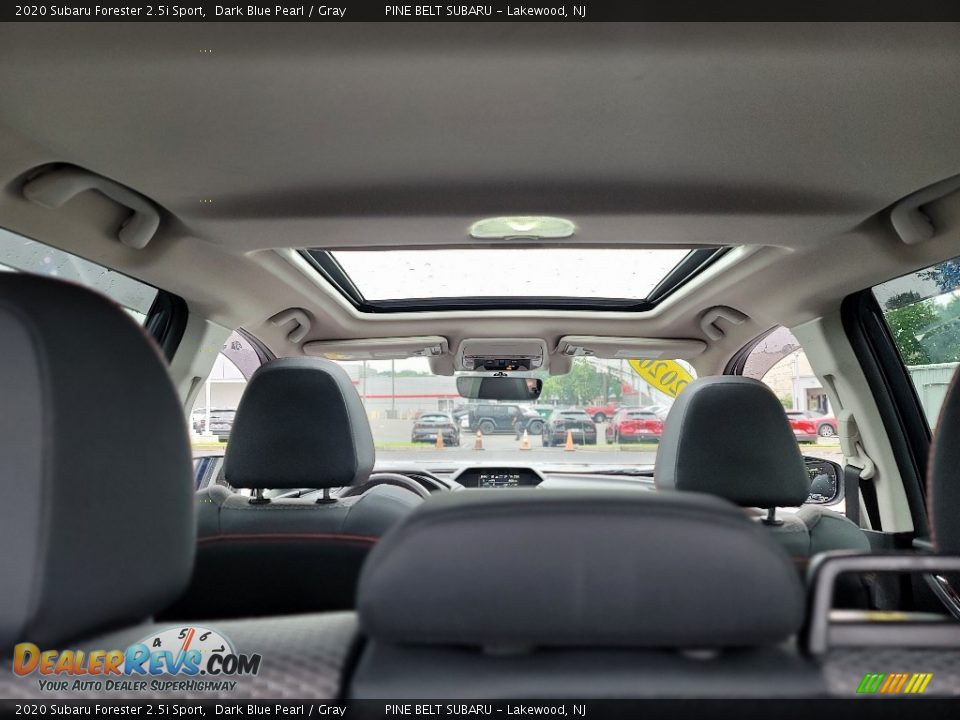 2020 Subaru Forester 2.5i Sport Dark Blue Pearl / Gray Photo #9
